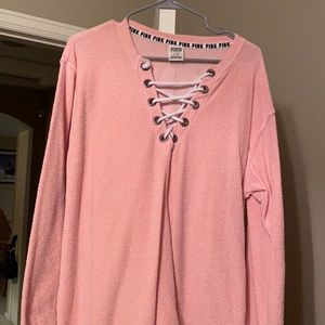 PINK light pink sweater